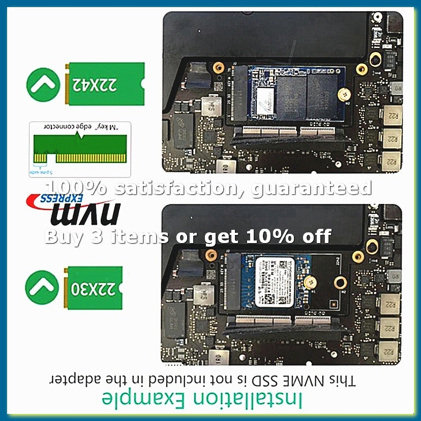 Nvme Ssd - Карта-адаптер M.2 NGFF M-Key NVME SSD,