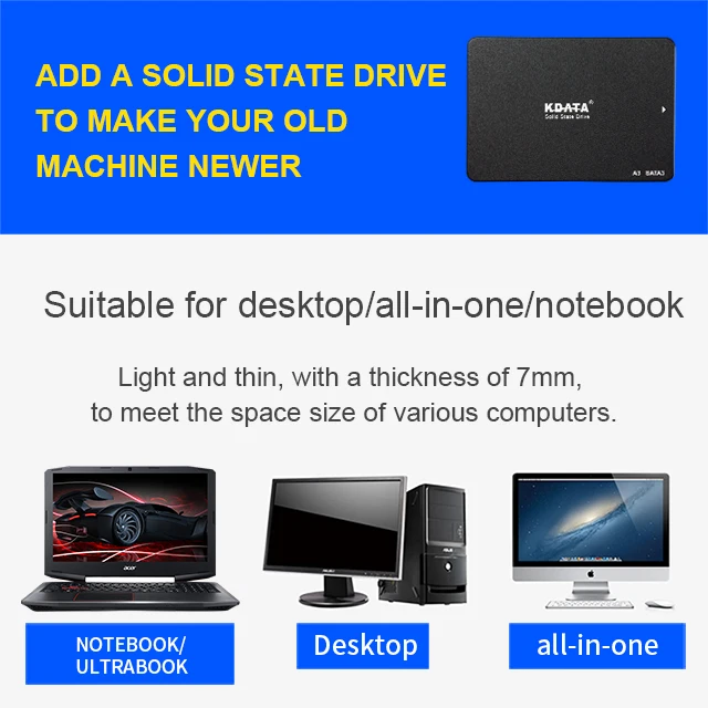 Kdata твердотельный внутренний – обзор и цена Sata Ssd